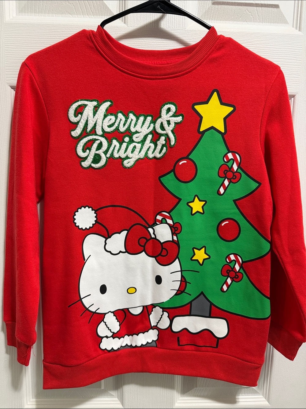 NWOT Sanrio Hello Kitty Merry & Bright Holiday Sweatshirt